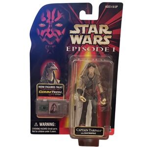 Star Wars Episode I Captain Tarpals with Electropole CommTech Chip Action Figure